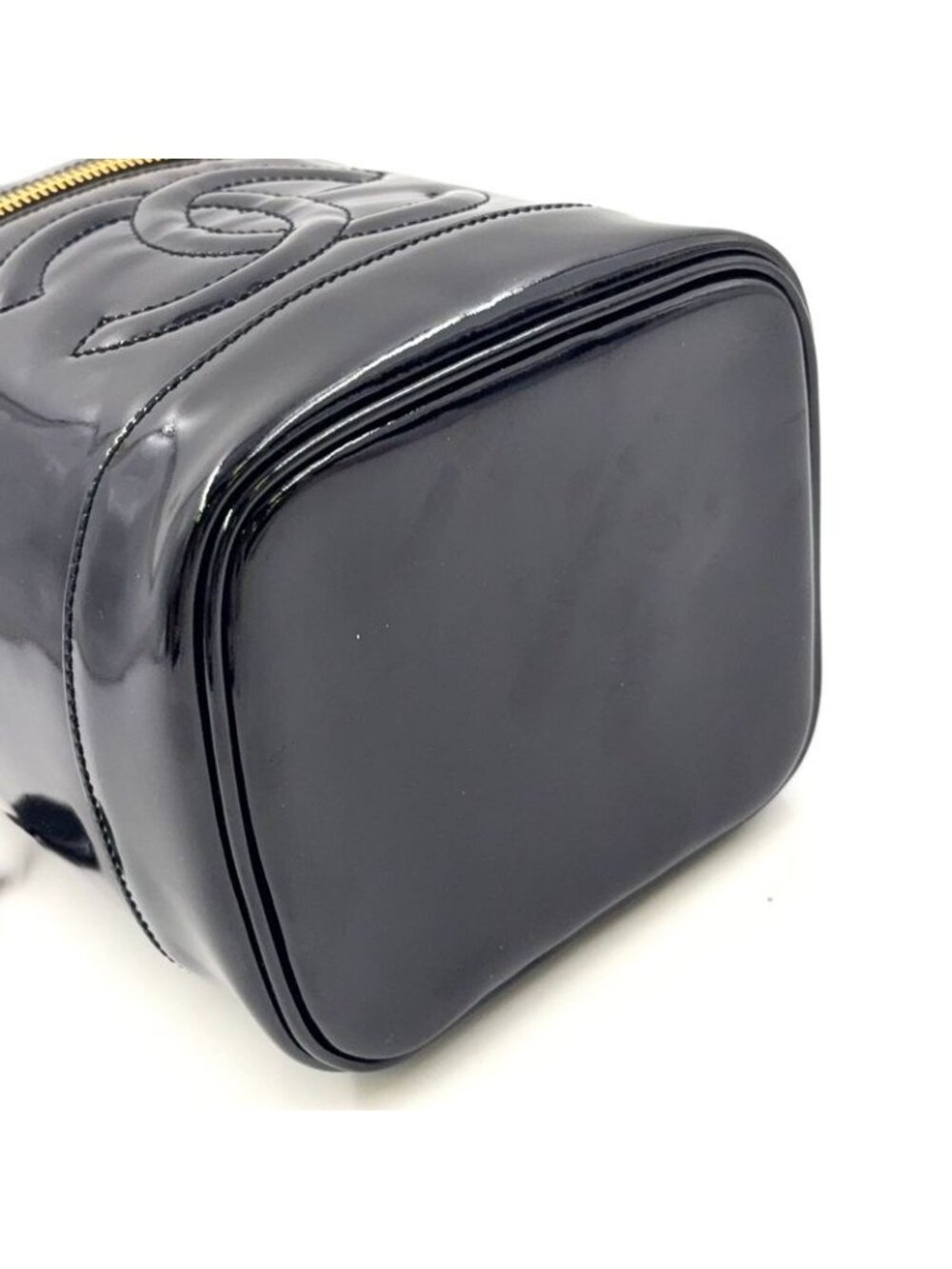 ★SOLD★ Chanel CC Logo Vanity Handbag Vertical - Picture 8 of 15